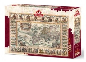 Пазл Карта Древнего мира, 1000 эл.