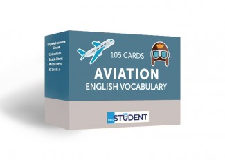 Карточки для изучения английского языка English Student Aviation English Vocabulary (укр.)