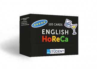 Карточки для изучения английского языка English Student HoReCa English Vocabulary (укр.)