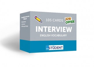 Карточки для изучения английского языка English Student Interview English Vocabulary (укр.)