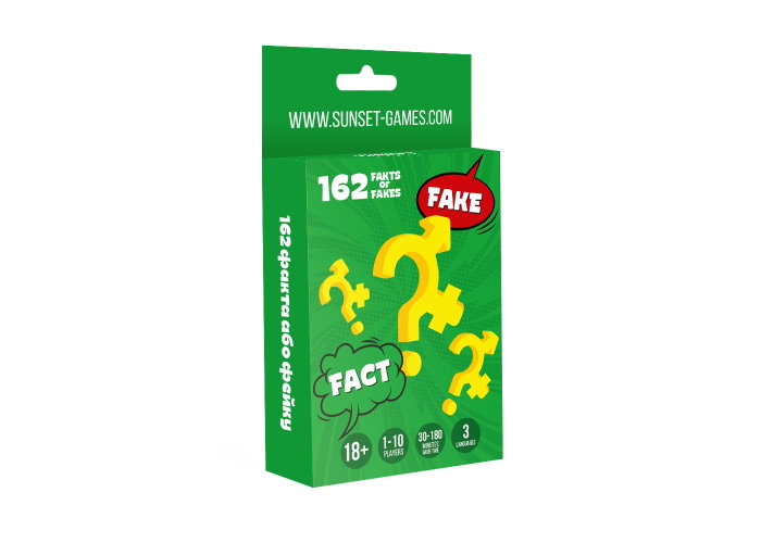 Гра для компанії 162 Факта або Фейку (162 Fakts or Fakes)
