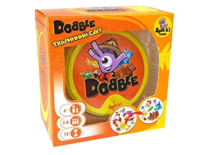 Доббль: Тваринний світ (Dobble Animals) (укр.)