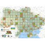 Карта України до гри Каркасон 3.0. Річка і Абат (Carcassonne Maps: Ukraine) (укр.)
