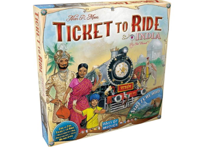 Билет на поезд - Коллекция карт №2: Индия и Швейцария (Ticket to Ride - Map Collection 2: India & Switzerland) (англ.)