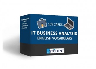 Карточки для изучения английского языка English Student IT Business Analysis (укр.)