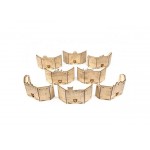 Комплект ширм для Игры Престолов (8 шт.) (Royal Set of Shields (8) for The Game of Thrones)
