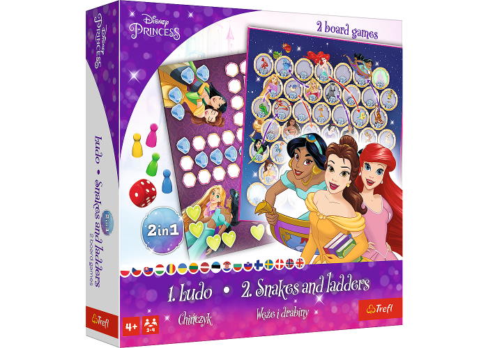 Лудо 2 в 1. Принцеси Діснея (Ludo 2 in 1: Disney. Princess)