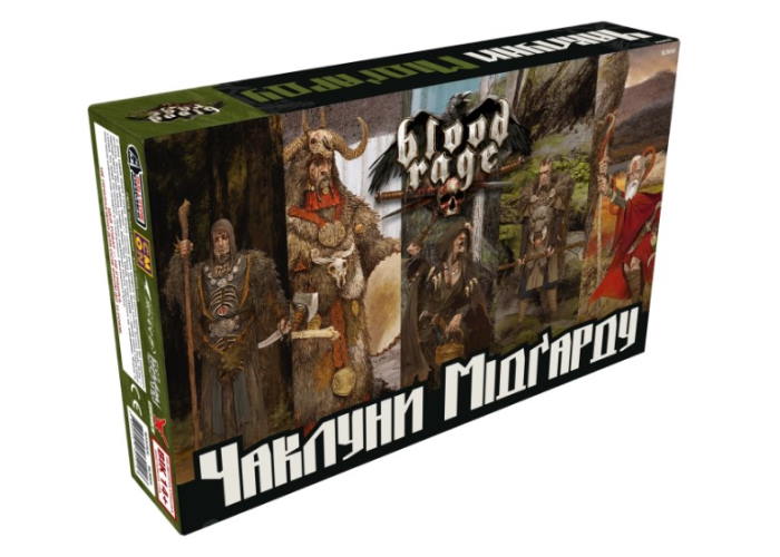 Кровь и Ярость. Колдуны Мидгарда (Blood Rage: Mystics of Midgard) (укр.)
