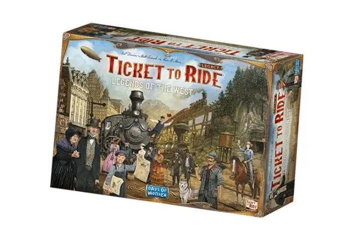Квиток на поїзд. Спадщина: Легенди Заходу (Ticket to Ride Legacy: Legends of the West) (мала локалізація - укр. правила)