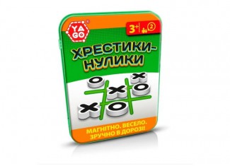 Дорожная магнитная игра Крестики-нолики (укр.)
