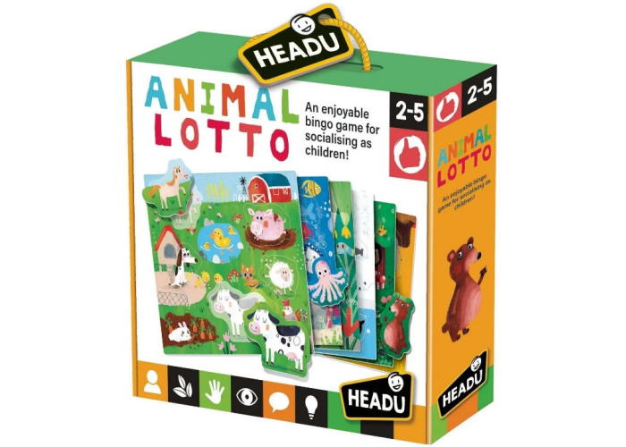 Гра-пазл Монтессорі. Тварини та місця їх проживання (Montessori. Animal Lotto)