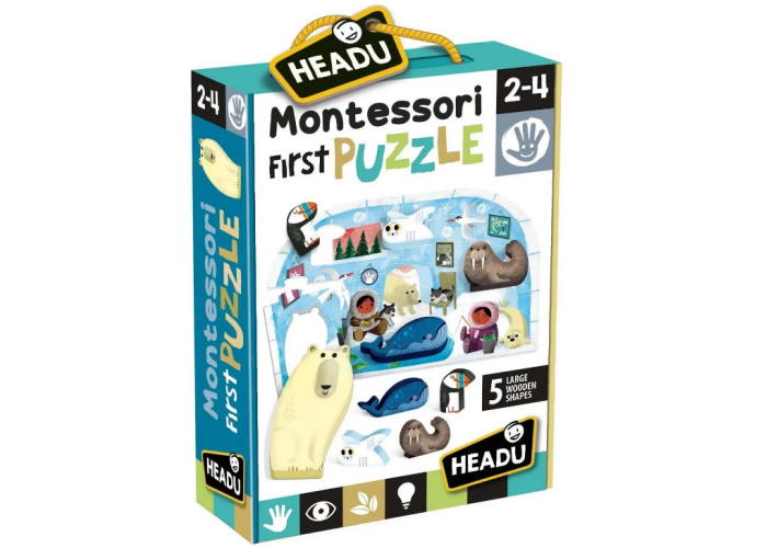 Мой первый пазл Монтессори. Полярный мир (First Puzzle Montessori. The Polar world)