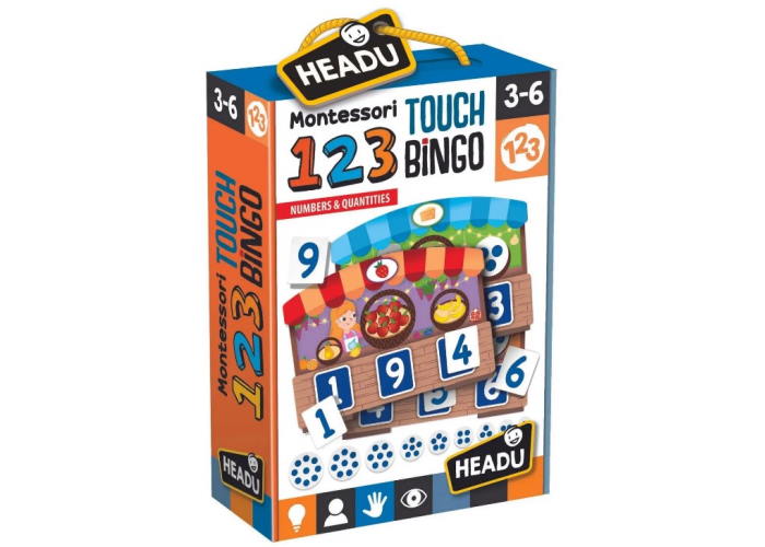 Монтессори. Числа и количество (Montessori. Touch Bingo: Numbers&Quantities)