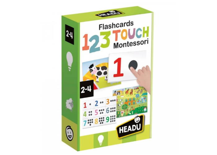 Монтессори. 123 Дотронься (Montessori. Flashcards: 123 Touch)