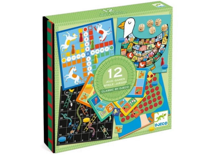 Набор классических игр 12 в 1 (12 Classic Games by Djeco)
