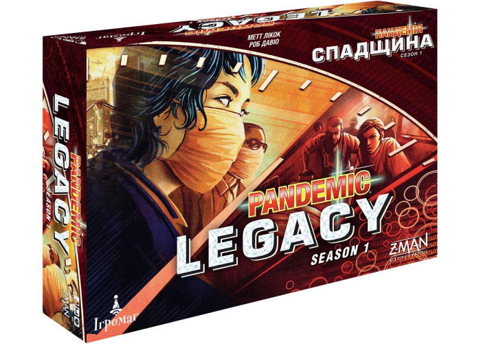 Пандемия Наследие: Сезон 1 (Красная коробка) (Pandemic Legacy: Season 1) (укр.)