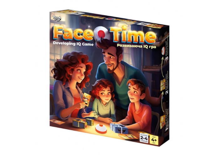 Розвиваюча IQ гра Face Time (укр.)