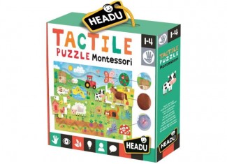 Тактильний пазл Монтессорі. Ферма (Montessori. Tactile Puzzle: Farm)
