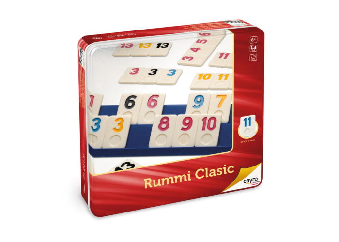 Румми Классик в металлической коробке (Руммикуб, Rummy Classic, Rummikub)
