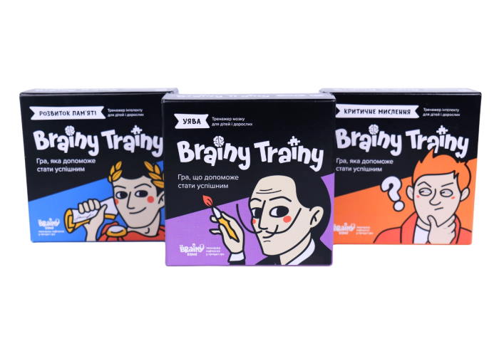 Brainy Trainy Уява + Розвиток пам’яті + Критичне мислення (укр.)