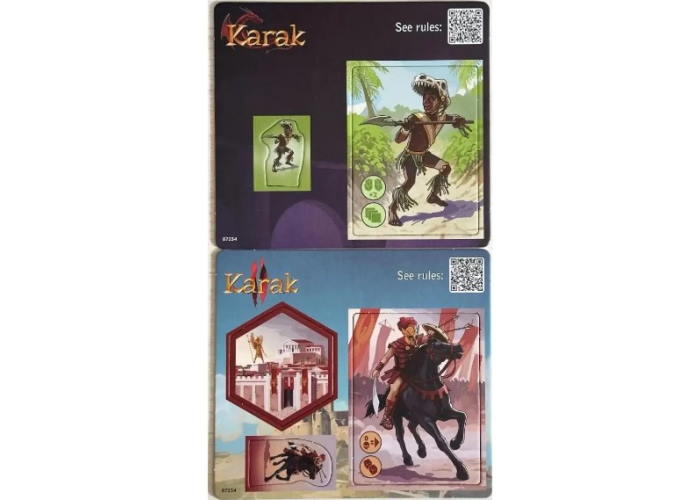 Промо набор для игры Тайны замка Карак I и II (Karak II: Victorius and Darius - Promo Characters) (укр.)