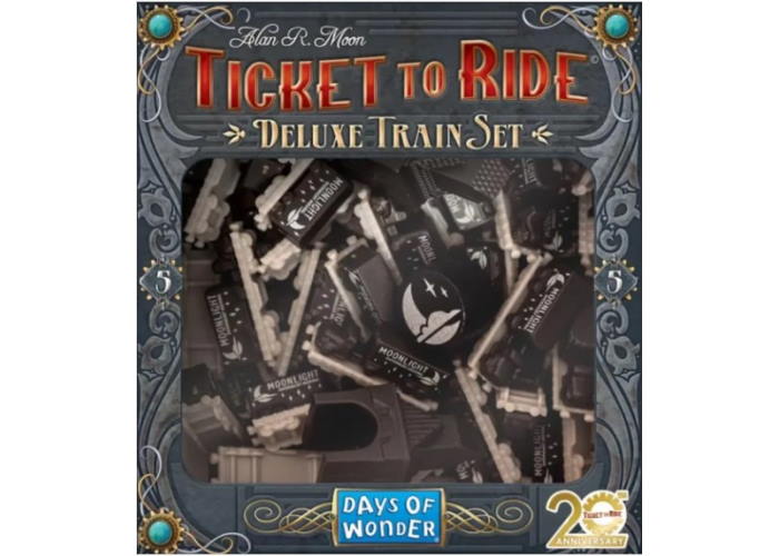 Промонабір для гри Квиток на потяг 5 (чорний) (Ticket to Ride: 20th Anniversary Deluxe Train Set)