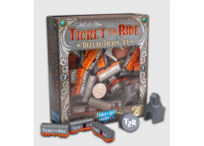Промо набор для игры Билет на поезд 7 (серый) (Ticket to Ride: 20th Anniversary Deluxe Train Set)