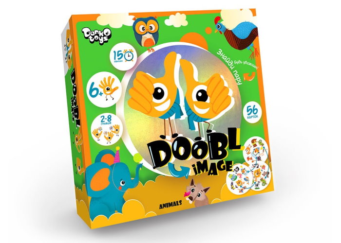 Доббль Картинки Animals (Doobl Image) (в ассорт.) (укр.)