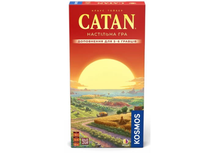 Катан: Доповнення для 5-6 гравців (Catan: 5-6 Player Extension) (укр.)