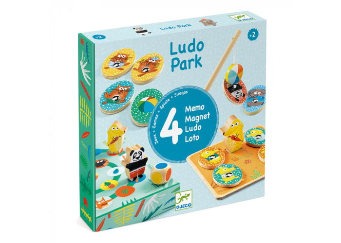 Набор игр 4 в 1 Лудопарк (Ludo Park)