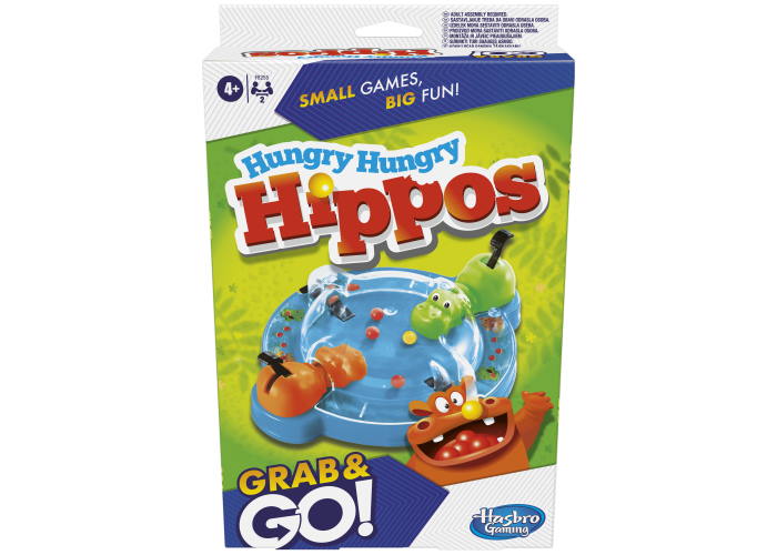 Голодные бегемотики (дорожные) (Hungry Hippos Grab and Go)