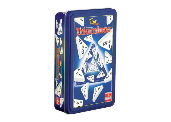 Триміно у металевій коробці (Triominos Travel Tour edition) + правила українською!