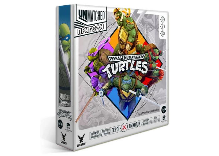 Unmatched: Пригоди. Підлітки-мутанти черепашки-нінджя (Unmatched Adventures: TMNT) (укр.) + унікальне промо!