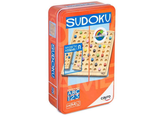 Дерев'яне судоку у металевій коробці (Sudoku)