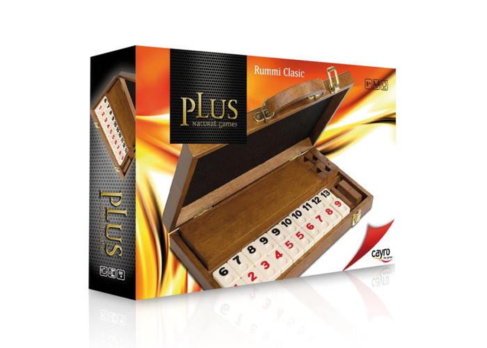 Подарунковий Руммі в дерев'яному кейсі (Rummi Clasic wood, Rummikub)