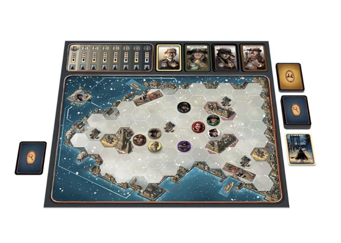 Настольная игра Мистер Джек в Нью-Йорке в процессе игры
