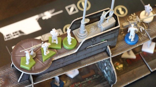 3D-модель підводного човна ігри Підводний човен. Настільна гра