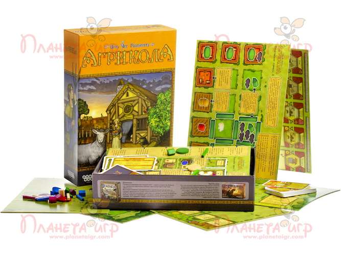 Гра Агрікола (Agricola) та компоненти гри