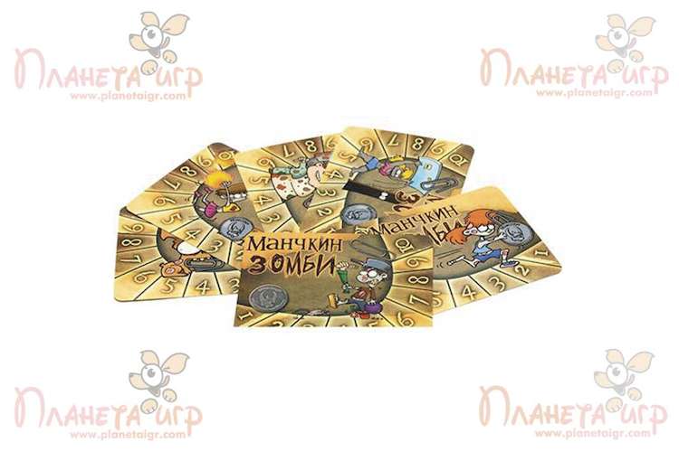 Настольная игра Манчкин Зомби. Набор счётчиков уровней