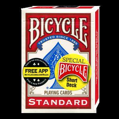 Карты для фокусов Bicycle Short deck (укороченная колода) (red)