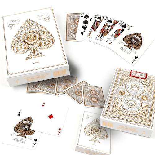 Карти гральні Theory11 Artisan White edition