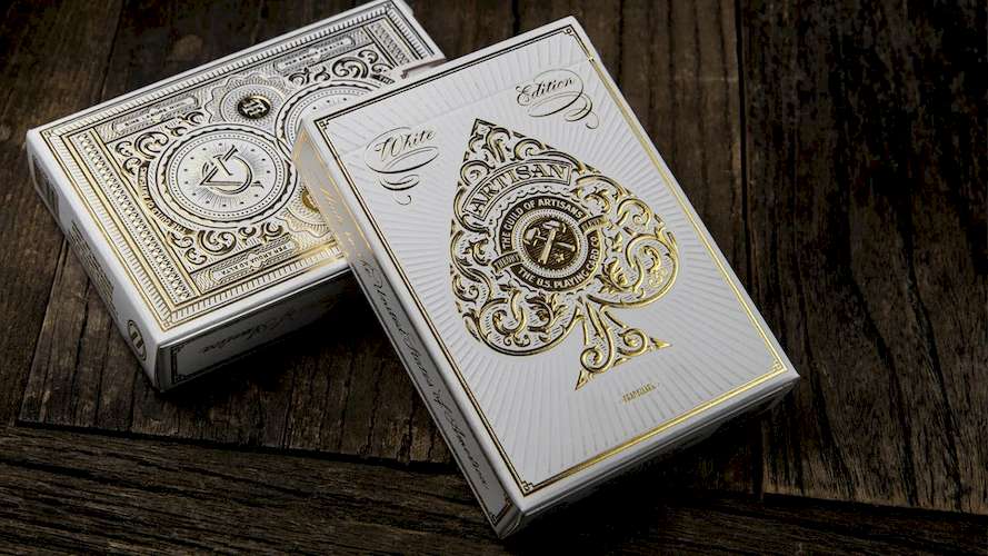Карти гральні Theory11 Artisan White edition
