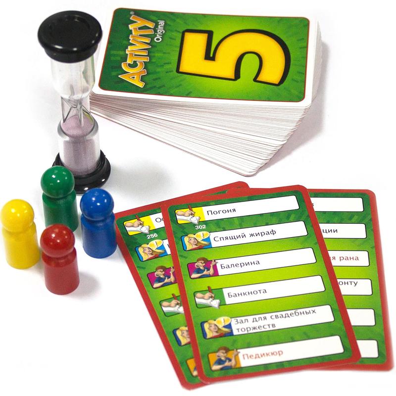 Карты, фишки и часы игры Активити 2.