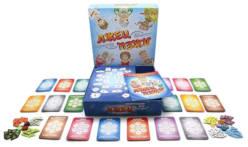Набор заданий для настольной игры Лжец,Лжец