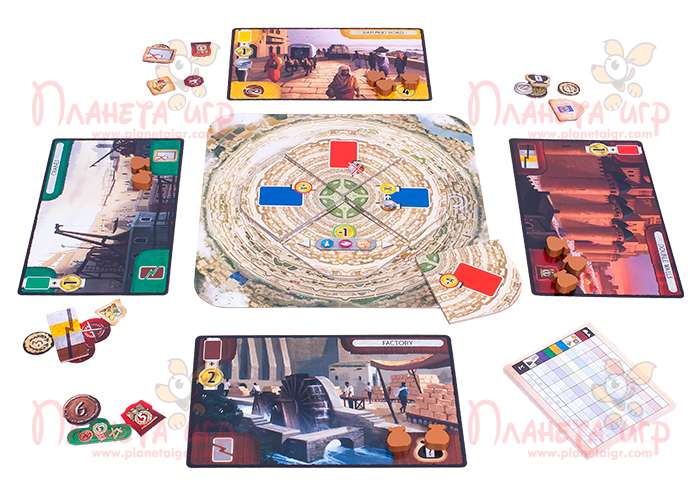 Компоненты игры 7 Чудес: Вавилон