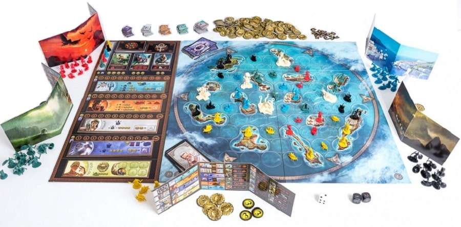 Компоненты игры Киклады