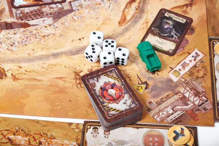 Игровой процесс настольной игры Badlands: Аванпост человечества 