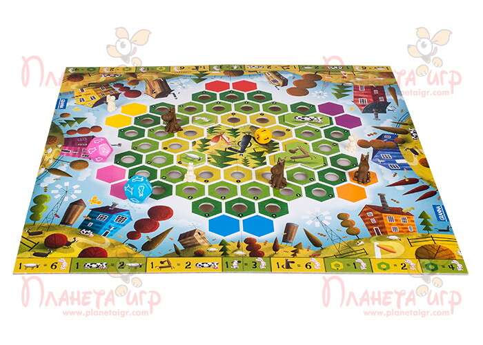Настольная игра Суперфермер: Ранчо: игровое поле