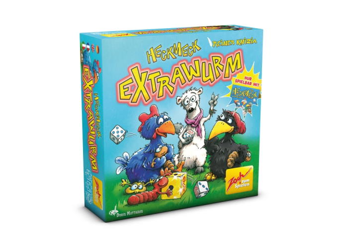 Коробка настольной игры Хекмек. Дополнение (Heckmeck Extrawurm, Pickomino)