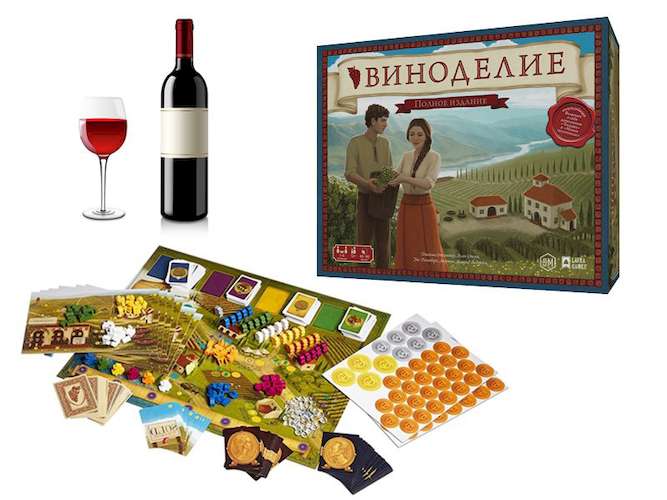Составляющие компоненты для игры Viticulture (Виноделие)